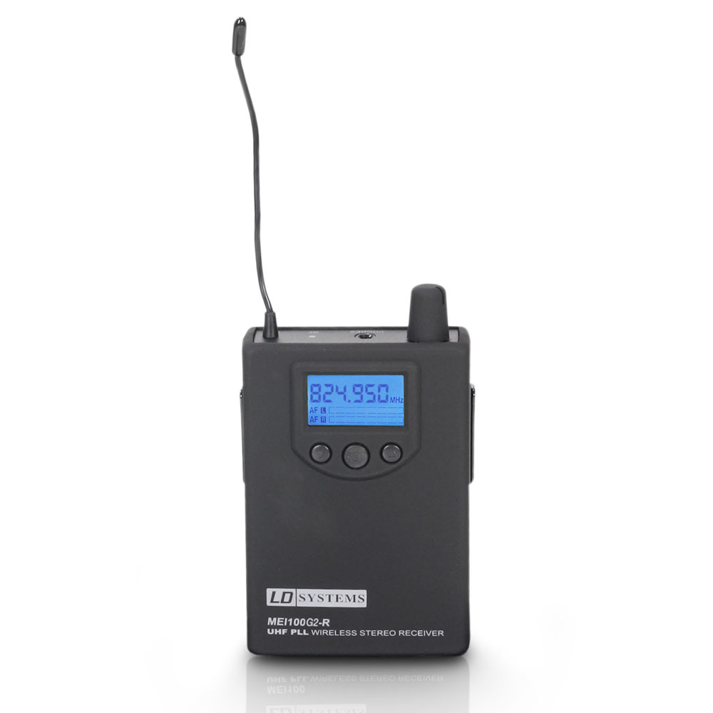 MEI100G2BPR Receptor para Sistema de Monitoraje In-Ear LDMEI100G2
