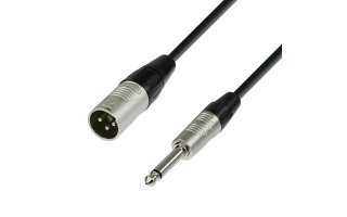 Adam Hall Cables K4 MMP0 600 - Cable de Micro REAN de XLR macho a Jack 6,3 mm mono 6 m