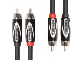 Roland RCC152R2R Cable serie Black doble rca a doble rca 4.5 m