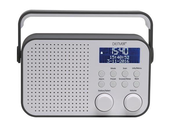 DAB-39GREY - RADIO DAB+/FM CON PANTALLA LCD DE 2.8"