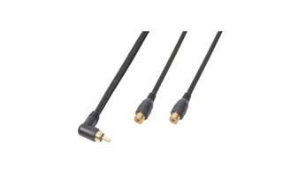 PD Connex Cable 1xRCA Macho -2xRCA Hembra 0,3M