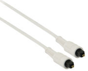 Cable de audio digital Toslink color blanco 2,00 m
