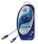 Cable de Audio Digital RCA Male - RCA Male Gris