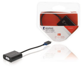Cable adaptador de USB 3.1 C macho a VGA hembra de 0,15 m,