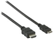 Cable HDMI mini de alta velocidad con Ethernet 2.00m negro