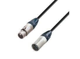 Adam Hall Cables K5 DGH 0150 - Cable DMX Neutrik de XLR macho a XLR hembra 1,5 m