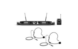 LD Systems U506 UK BPH 2 Sistema inalámbrico con 2 petacas y 2 micrófonos de diadema