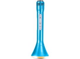 Micrófono para Karaoke con altavoz y Bluetooth - Azul
