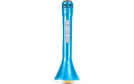 Micrófono para Karaoke con altavoz y Bluetooth - Azul