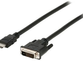 Cable HDMI de Alta Velocidad Conector HDMI - DVI-D 24+1-Pin Macho - Valueline VLCP34800B100