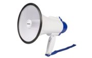 Megáfono con Micrófono Integrado Blanco/Azul - Sweex SWMEGA10