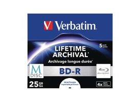 Verbatim 43823 - M-Disc BD-R Paquete de 5 en caja