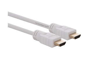 CABLE HDMI® 2.0 DE ALTA VELOCIDAD CON ETHERNET - CONECTOR MACHO A CONECTOR MACHO - COLOR BLANCO