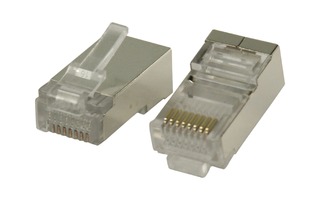 Conector RJ45 para cables STP CAT5 sólidos 10 uds - Valueline VLCP89302M