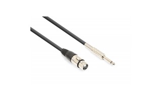 Tronios Cable XLR Hembra- Jack 6.3 Mono (3m)