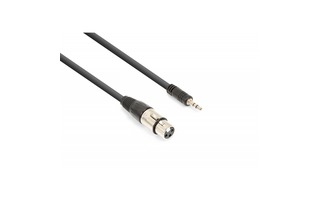 Vonyx Cable XLR Hembra-Jack 3.5 Stereo (0.5m)